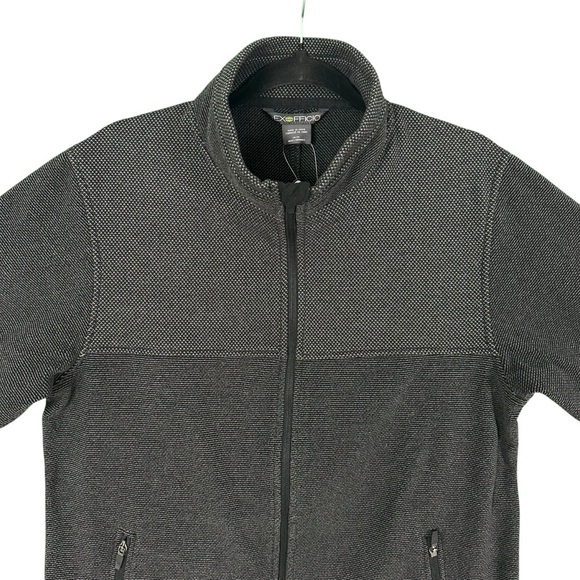 NWT EXOFFICIO Vergio Fleece Jacket M Men’s Gray Full‎ Zip Outdoor Techwear Style - Picture 9 of 11